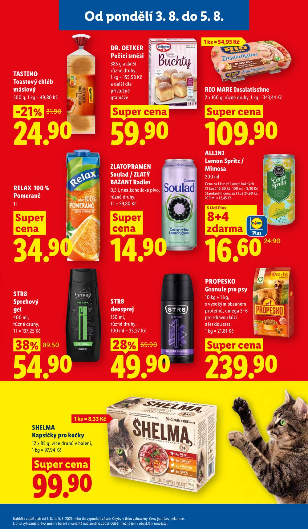 Lidl od 3.8. do 5.8.2026