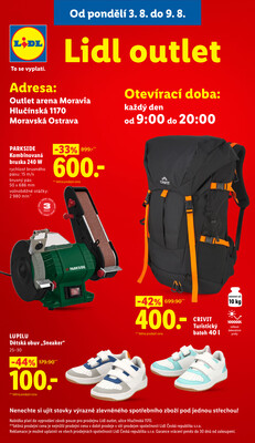 Lidl od 3.8. do 5.8.2026