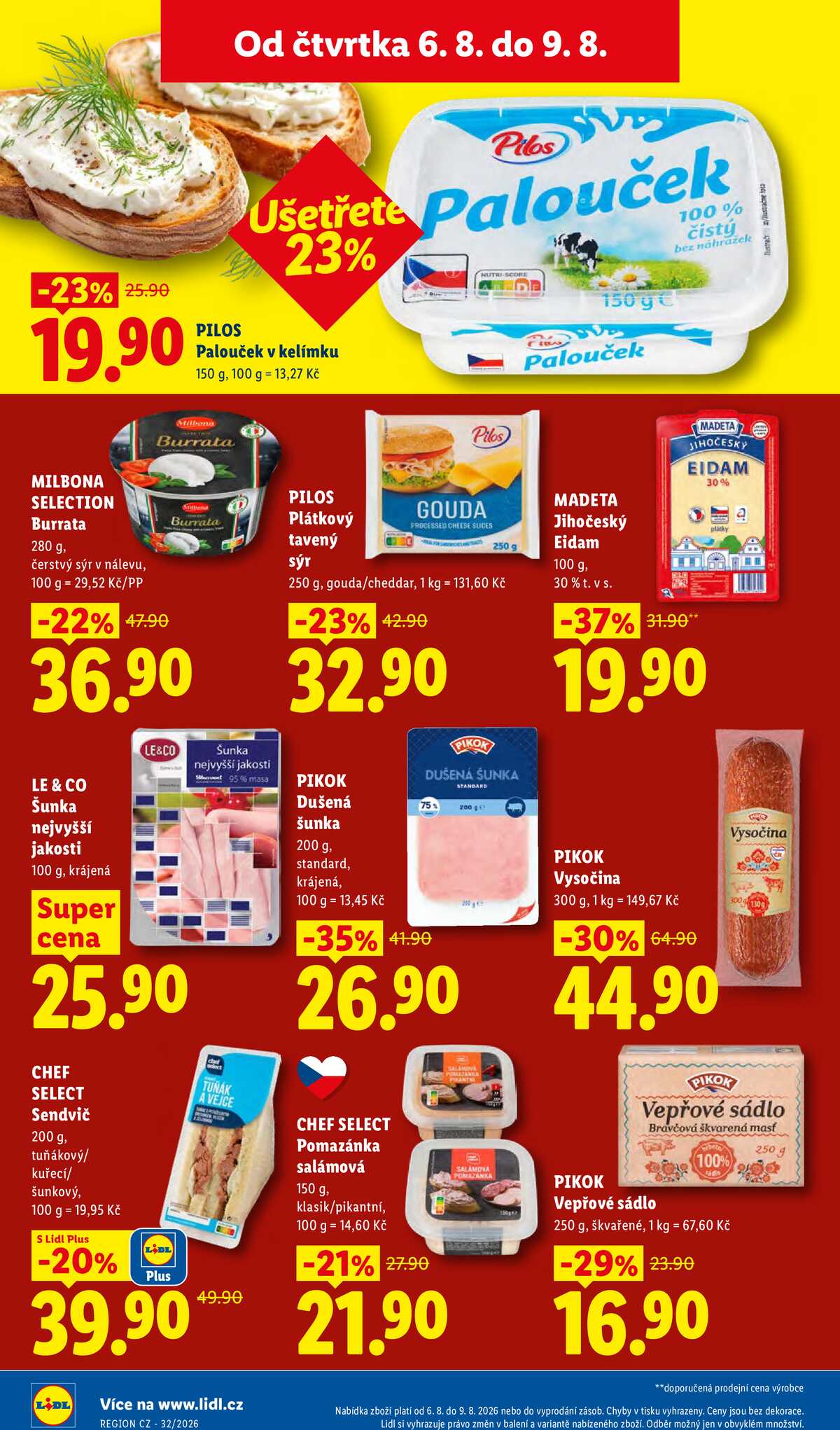 Lidl Čtvrtek od 6.8. do 9.8.2026 strana 20