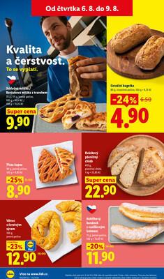 Lidl Čtvrtek od 6.8. do 9.8.2026