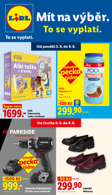 Lidl Spotřební zboží 3.8. - 9.8.
