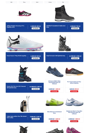 Intersport Boty - 1. 8. 2026