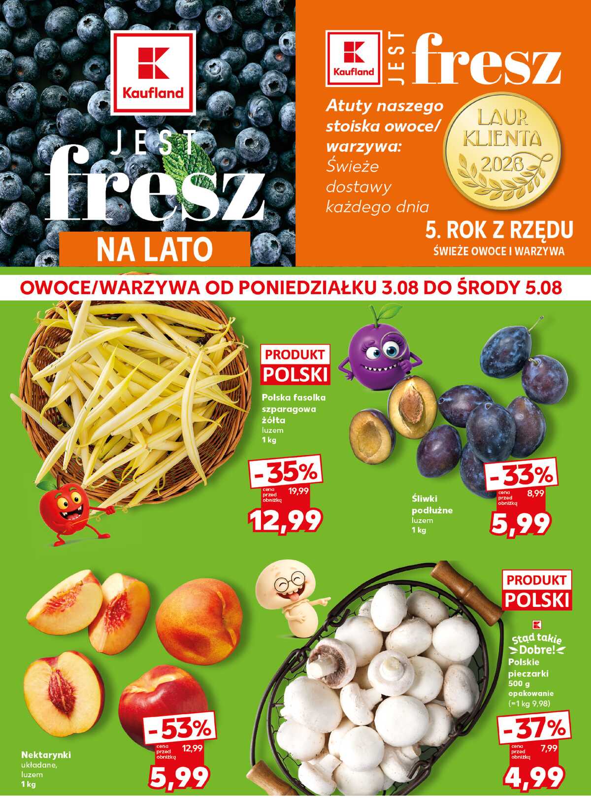 Leták Kaufland Polsko 3.8.-5.8.2026 - Silný start strana 2