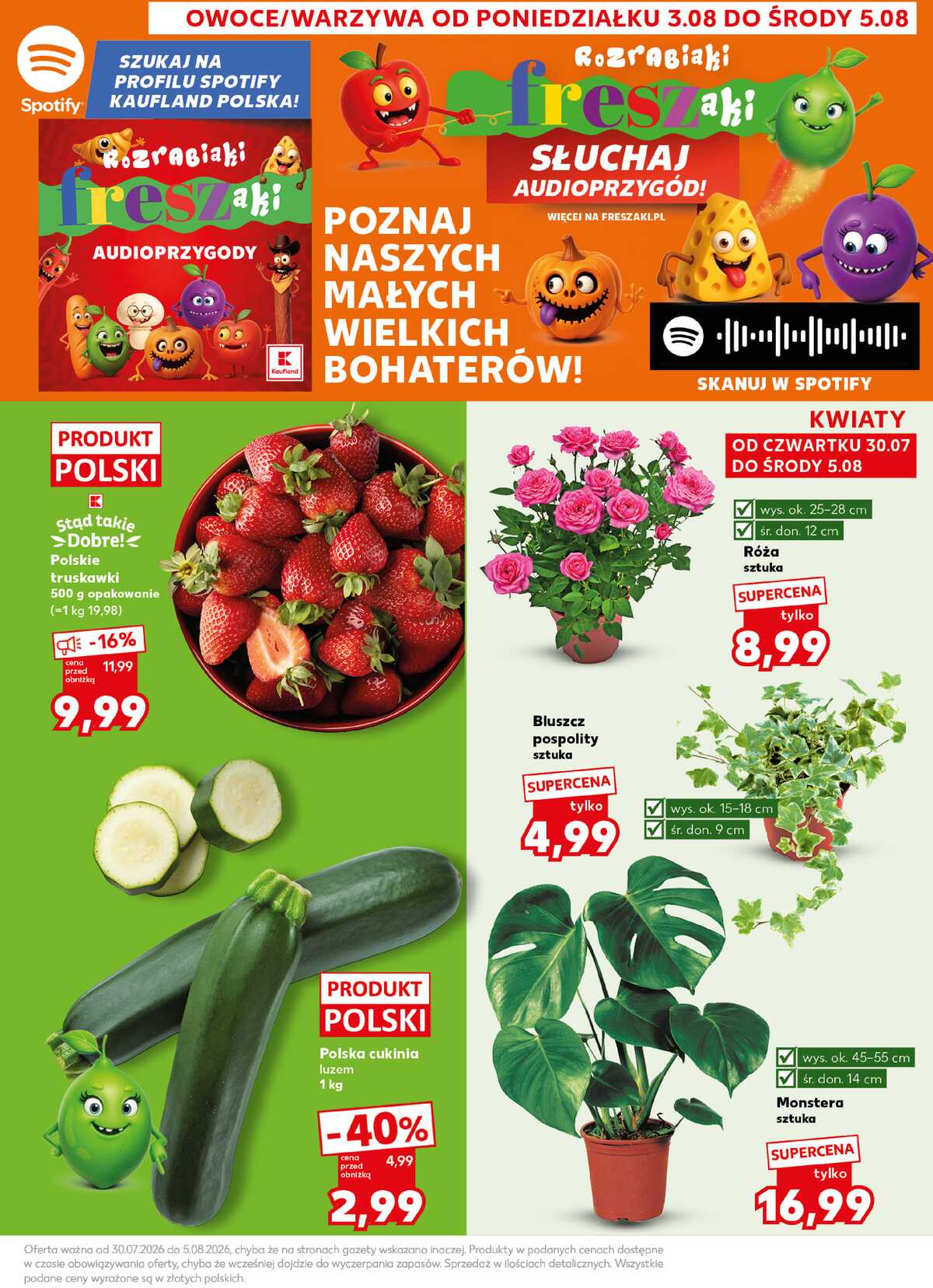 Leták Kaufland Polsko 3.8.-5.8.2026 - Silný start strana 3
