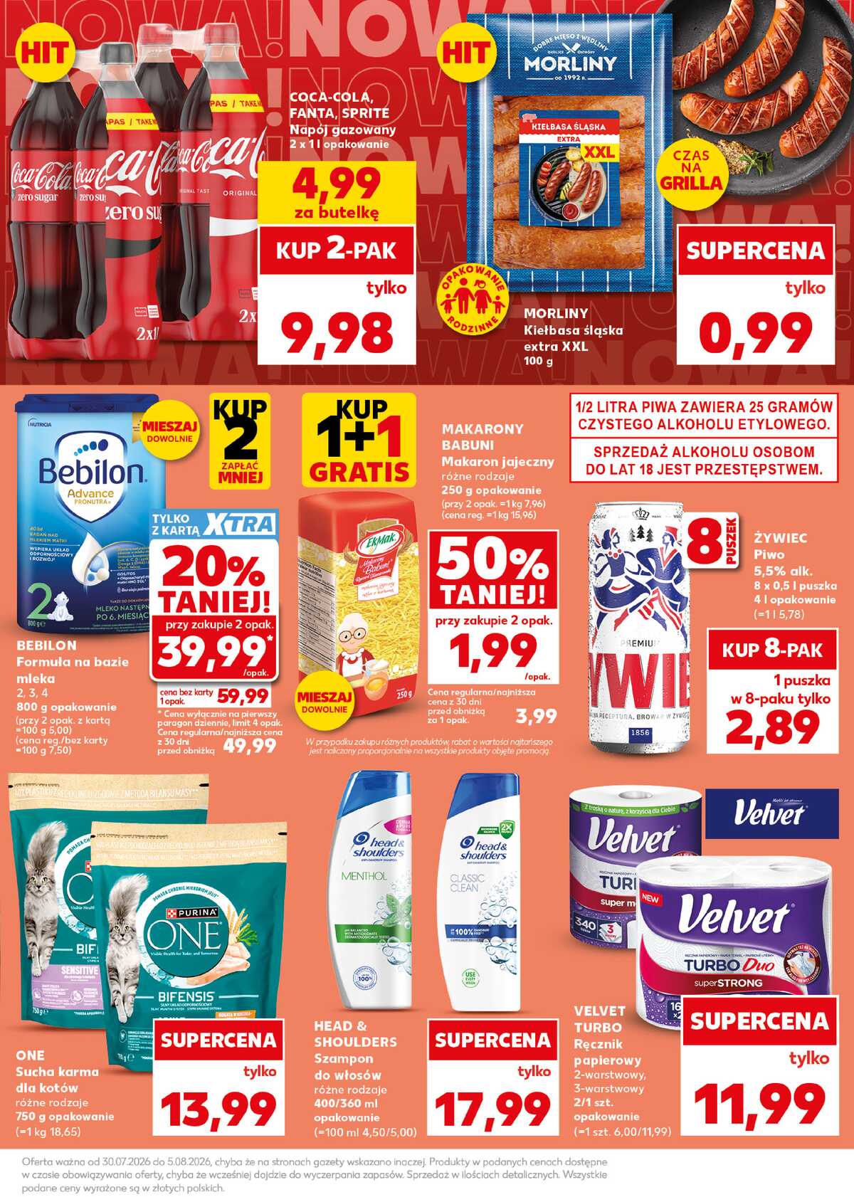 Leták Kaufland Polsko 3.8.-5.8.2026 - Silný start strana 11