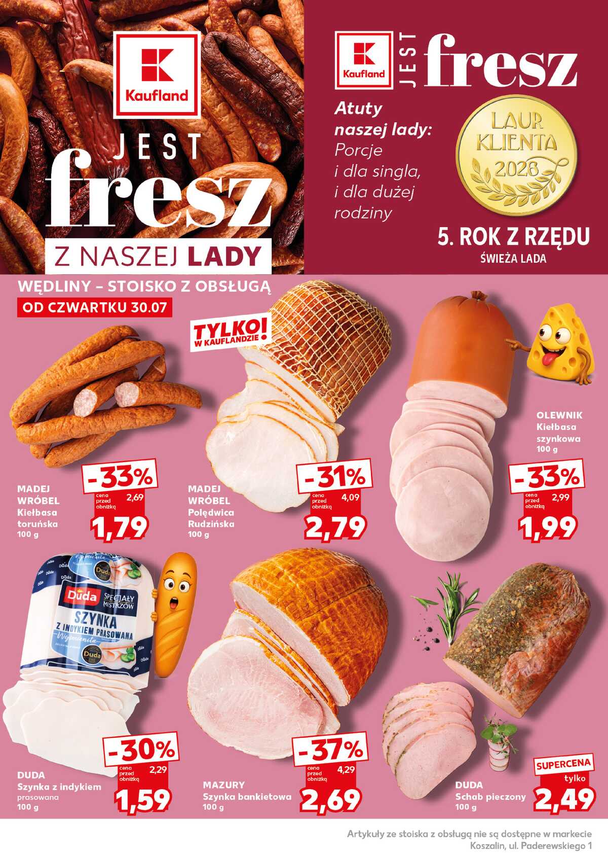 Leták Kaufland Polsko 3.8.-5.8.2026 - Silný start strana 12
