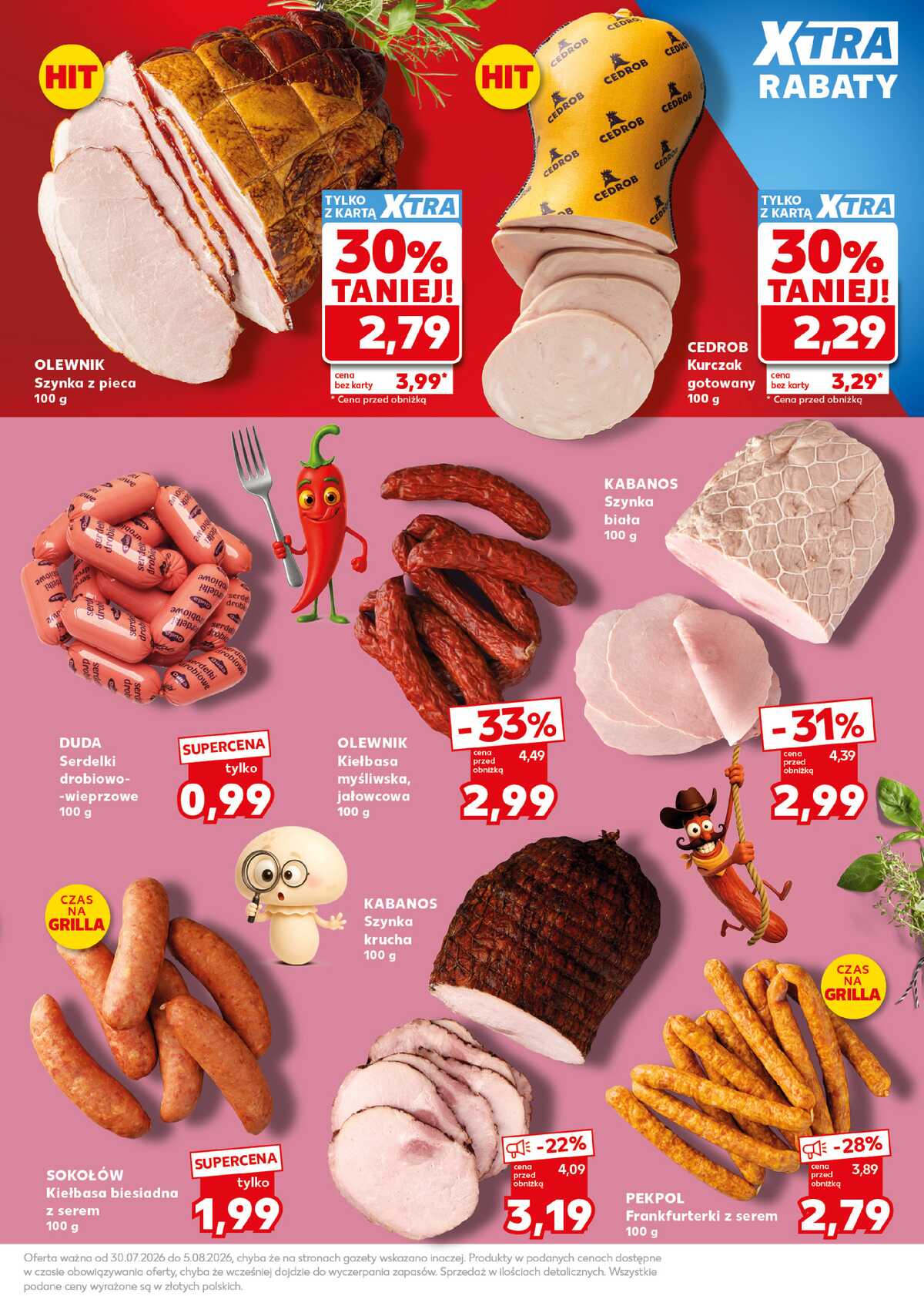 Leták Kaufland Polsko 3.8.-5.8.2026 - Silný start strana 13