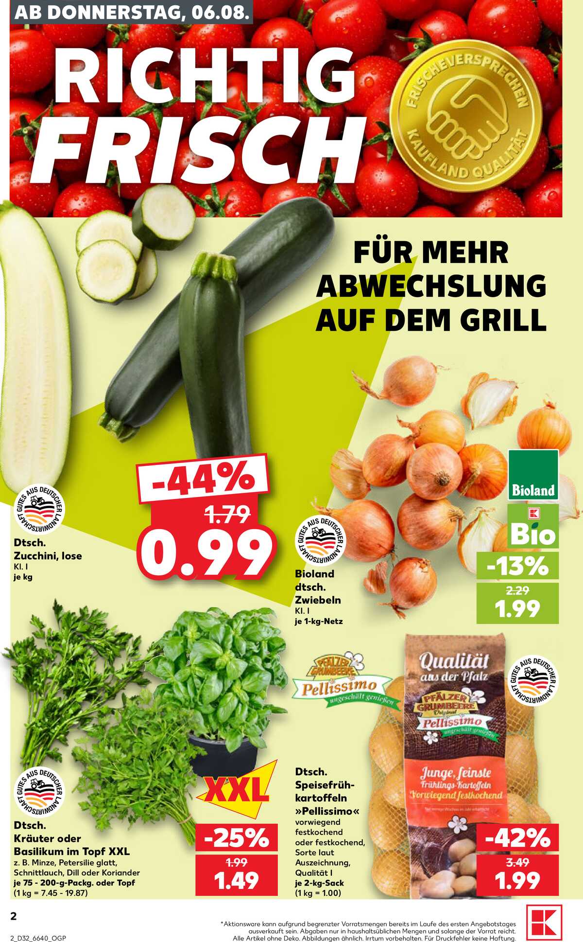Leták Kaufland Německo 6.8.-12.8.2026 strana 2