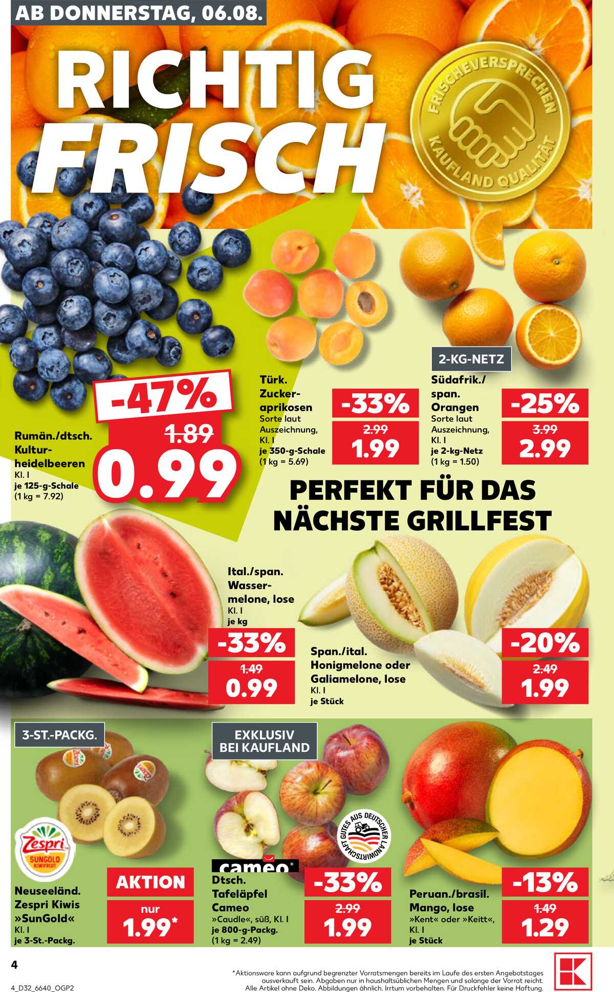 Leták Kaufland Německo 6.8.-12.8.2026 strana 4