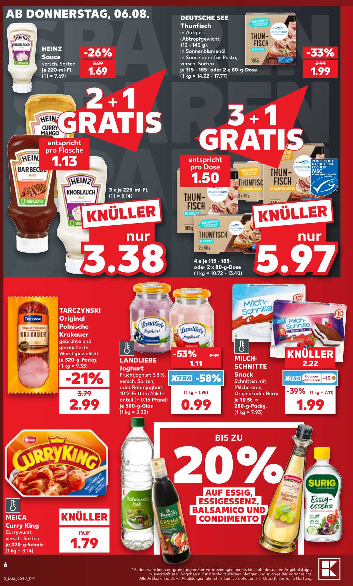 Leták Kaufland Německo 6.8.-12.8.2026 strana 6