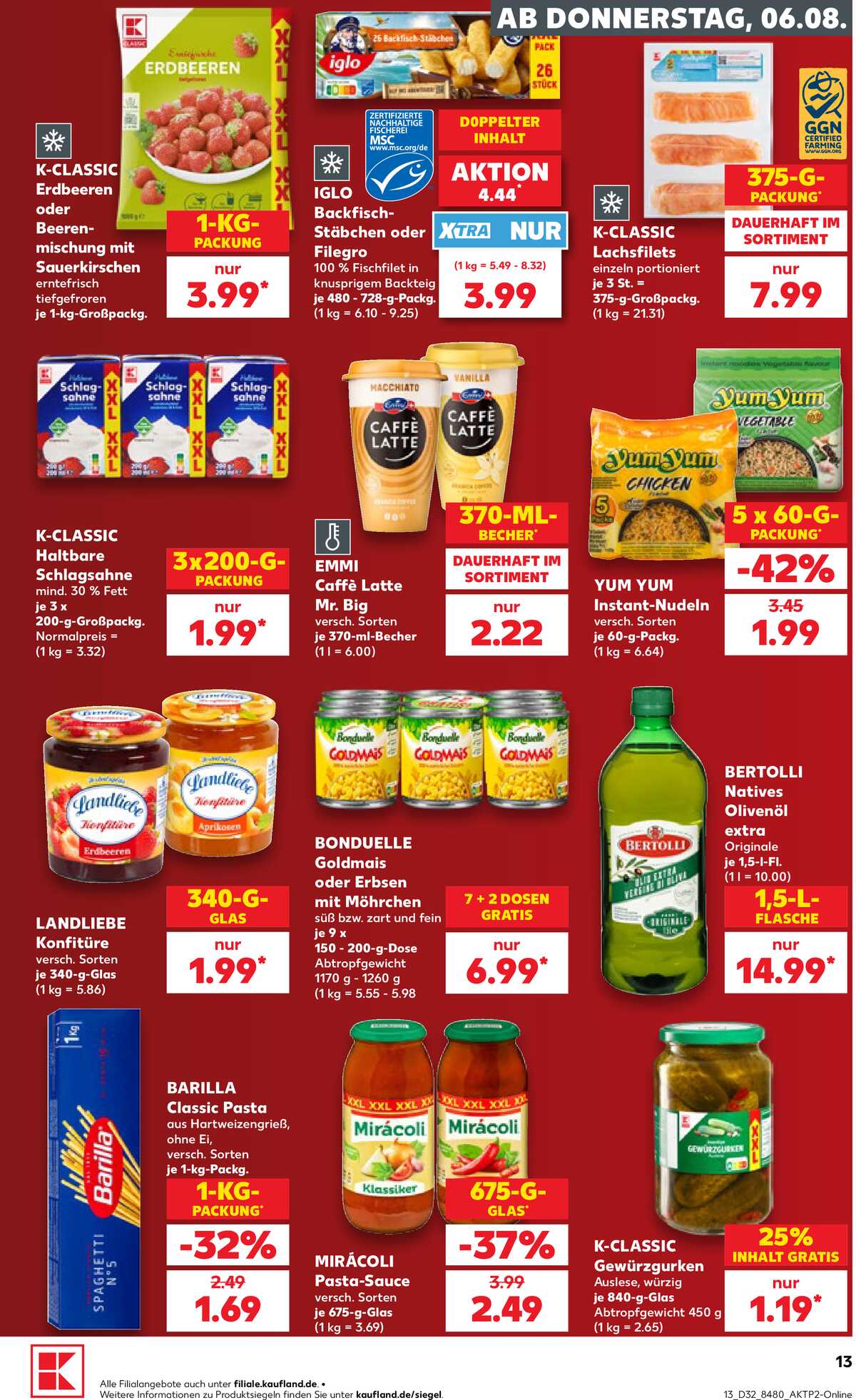 Leták Kaufland Německo 6.8.-12.8.2026 strana 13