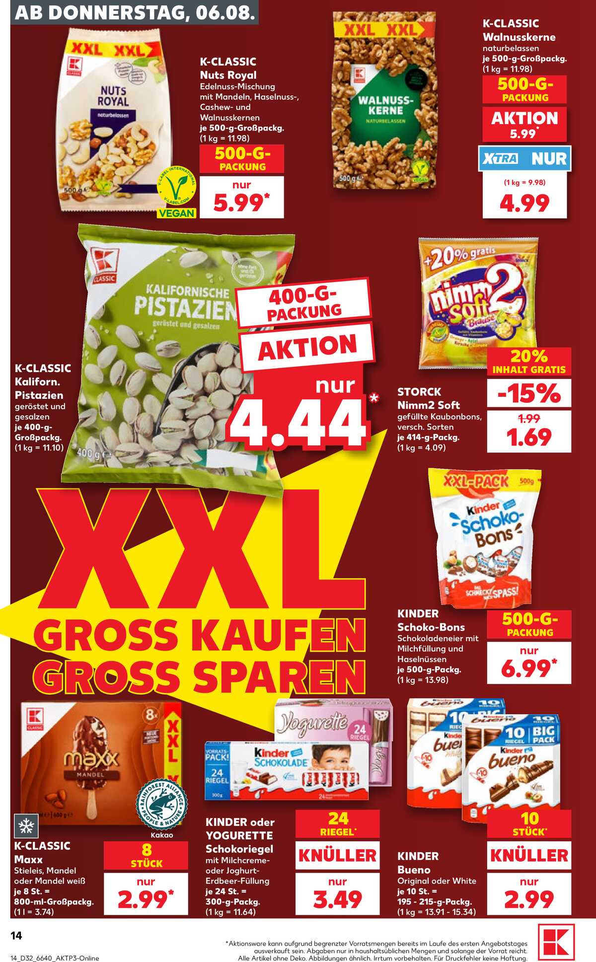 Leták Kaufland Německo 6.8.-12.8.2026 strana 14