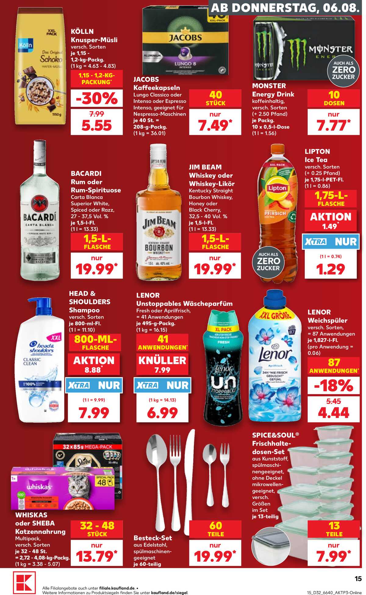 Leták Kaufland Německo 6.8.-12.8.2026 strana 15