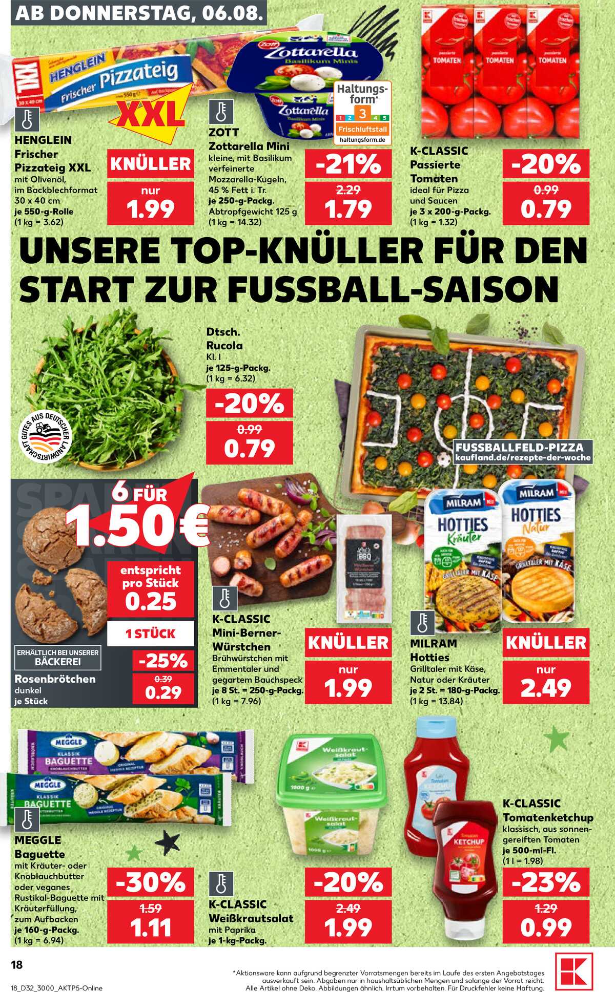 Leták Kaufland Německo 6.8.-12.8.2026 strana 18