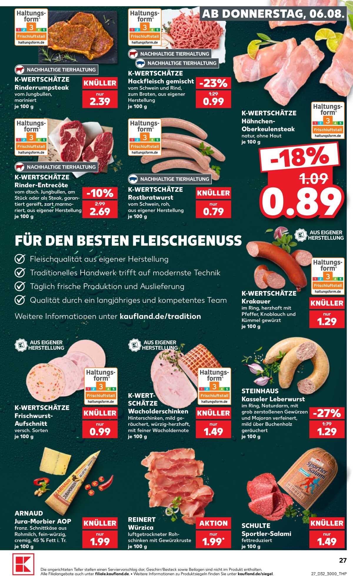 Leták Kaufland Německo 6.8.-12.8.2026 strana 27