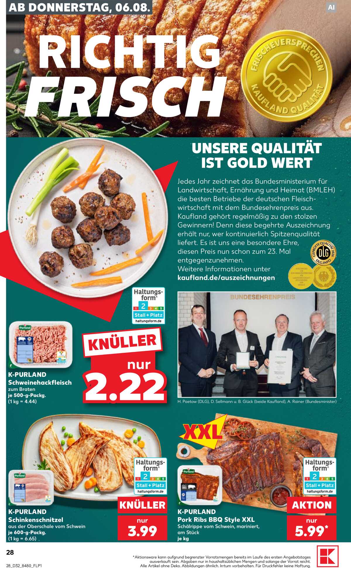 Leták Kaufland Německo 6.8.-12.8.2026 strana 28
