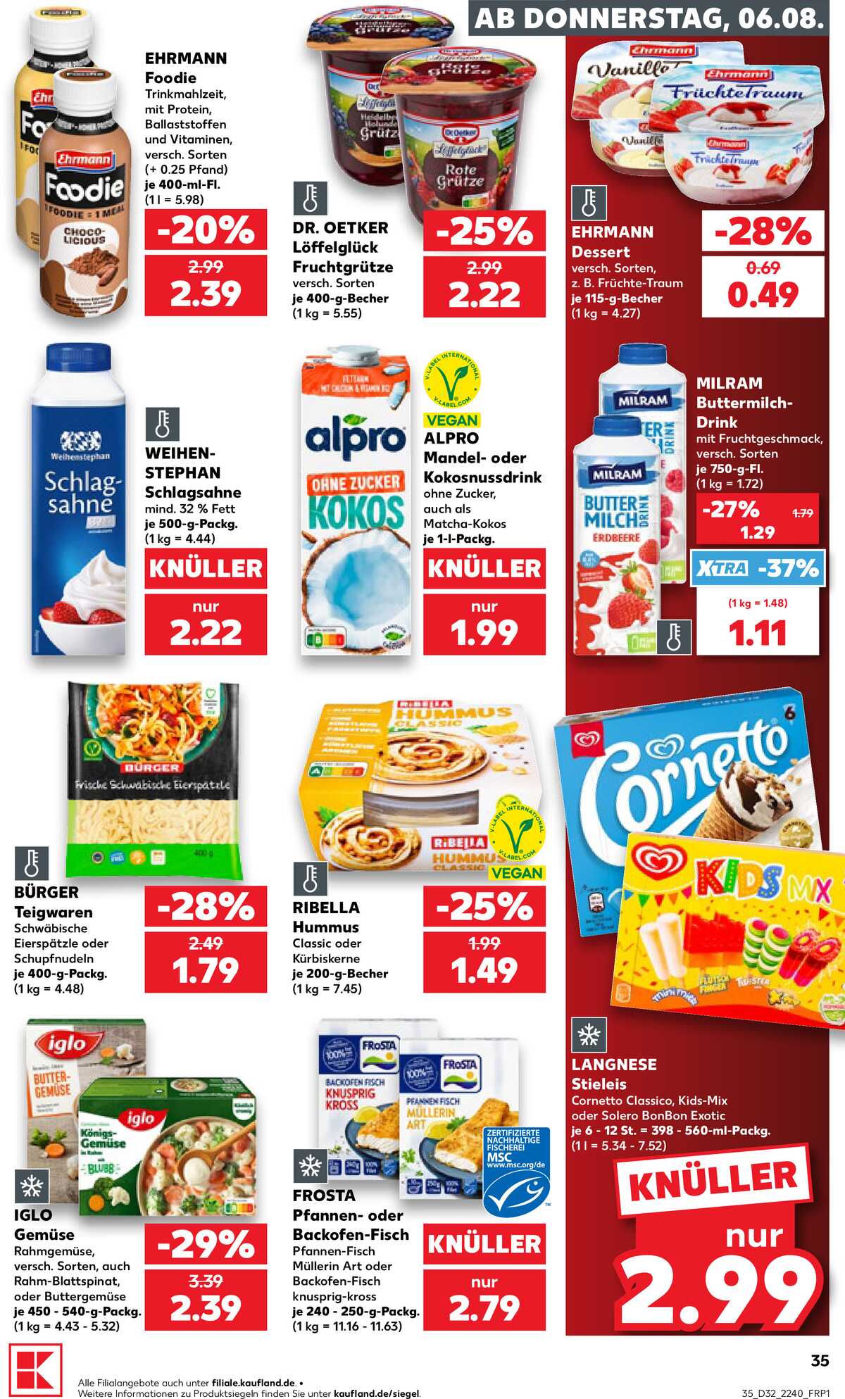 Leták Kaufland Německo 6.8.-12.8.2026 strana 35