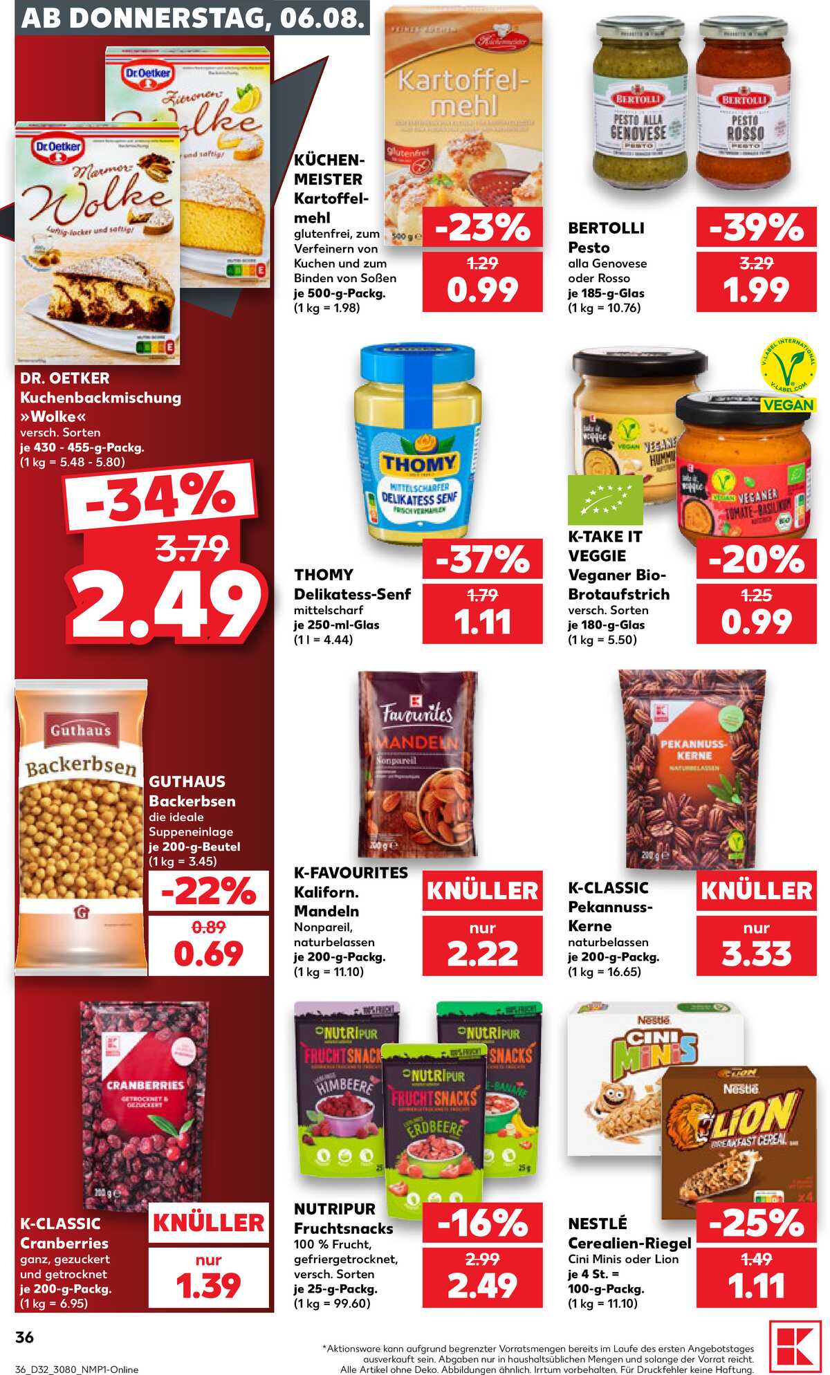 Leták Kaufland Německo 6.8.-12.8.2026 strana 36