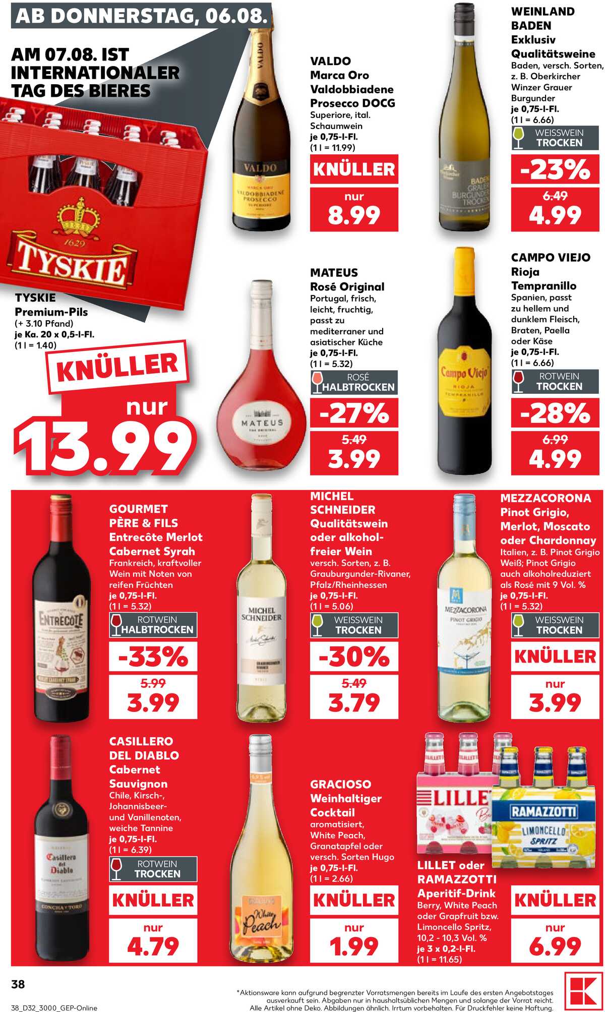 Leták Kaufland Německo 6.8.-12.8.2026 strana 38