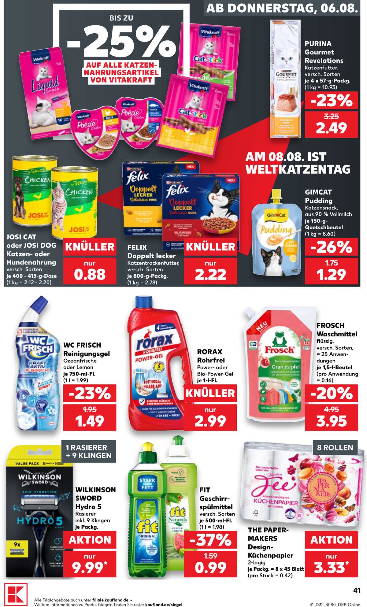 Leták Kaufland Německo 6.8.-12.8.2026 strana 41