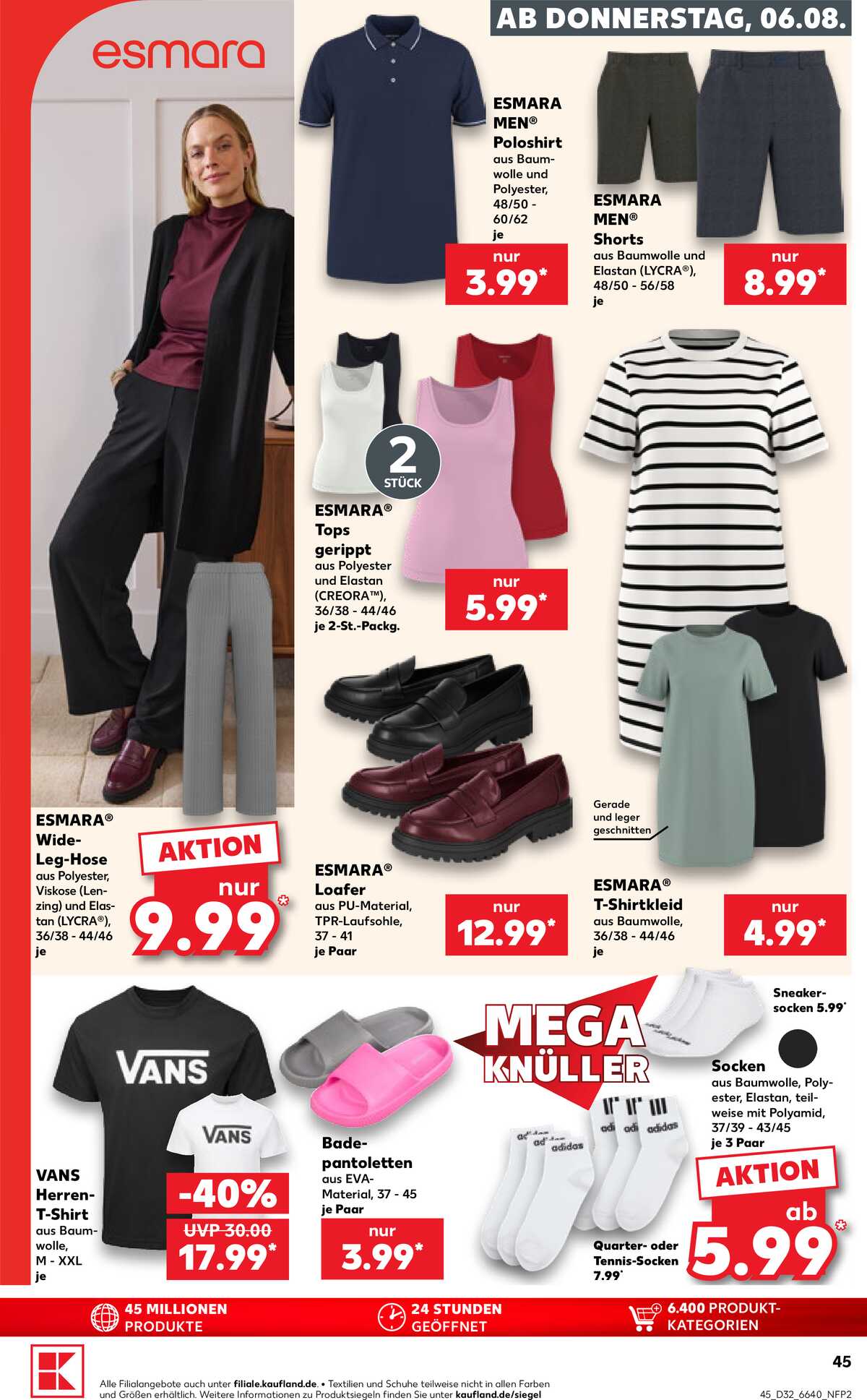 Leták Kaufland Německo 6.8.-12.8.2026 strana 45