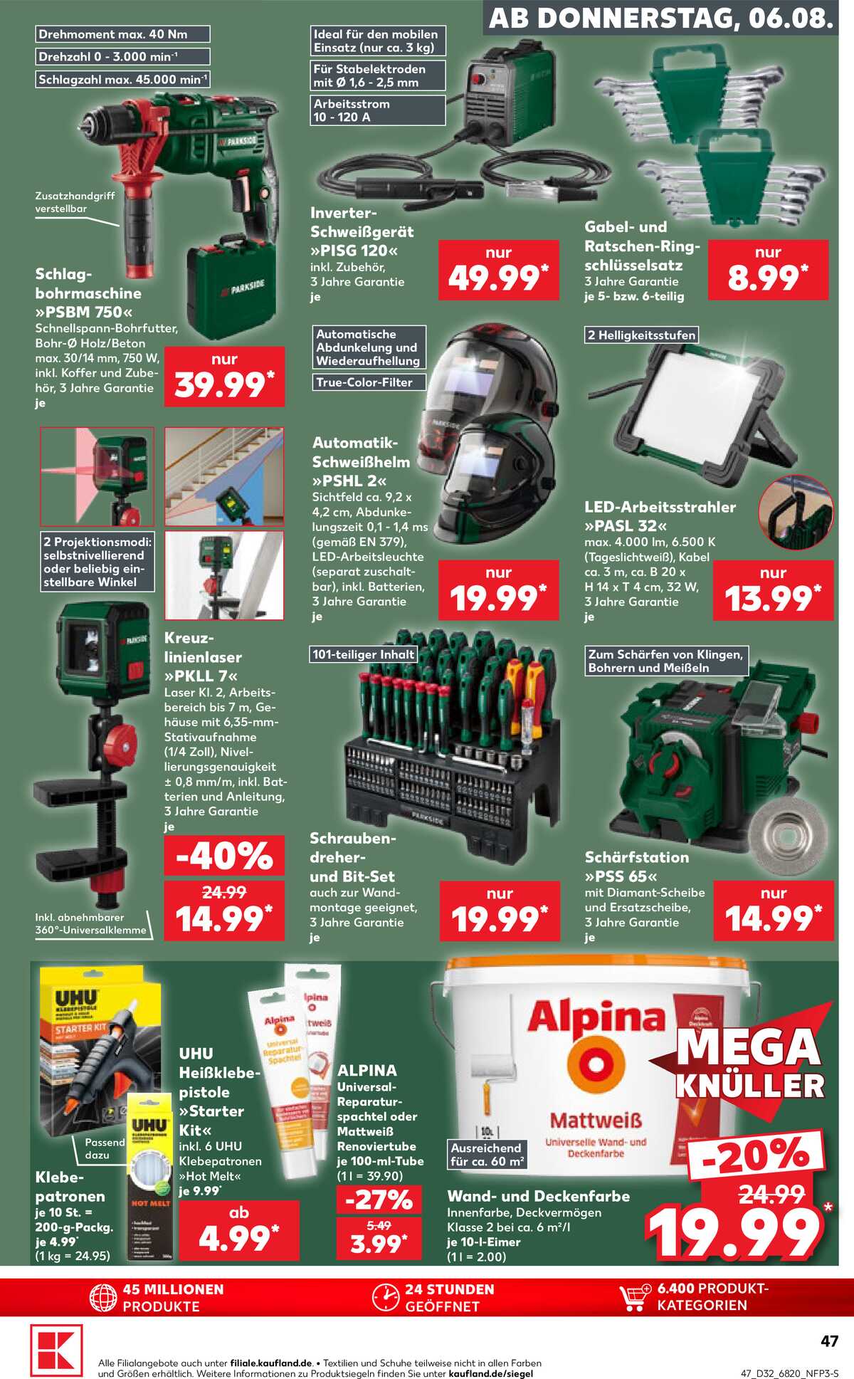 Leták Kaufland Německo 6.8.-12.8.2026 strana 47
