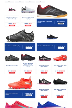 Intersport Kopačky a míče - 2. 8. 2026