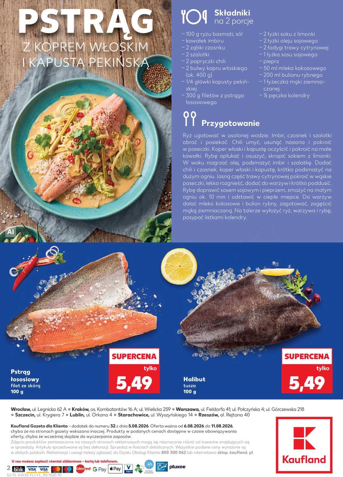 Leták Kaufland Polsko 6.8.-11.8.2026 - Ryby z našeho pultu strana 2