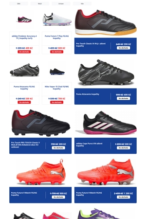 Intersport Kopačky a míče - 3. 8. 2026