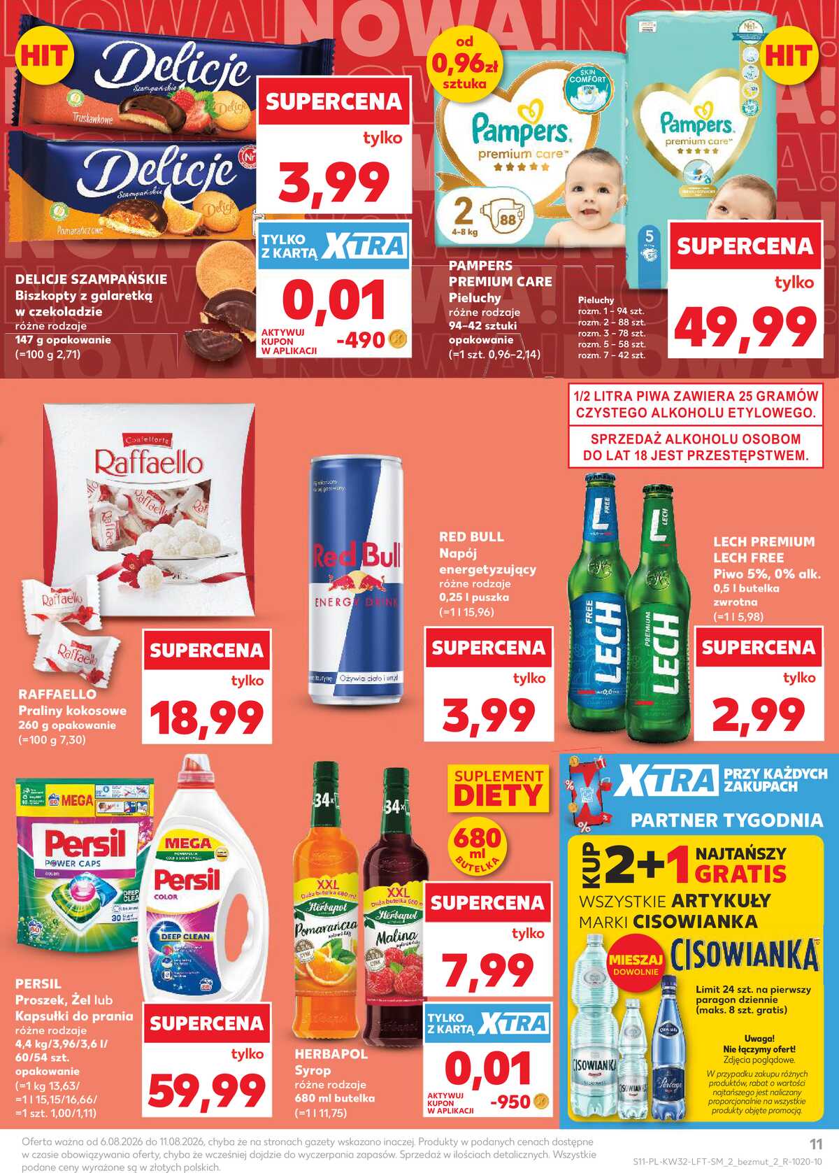 Leták Kaufland Polsko 6.8.-11.8.2026 - Týdenní zpravodaj strana 11
