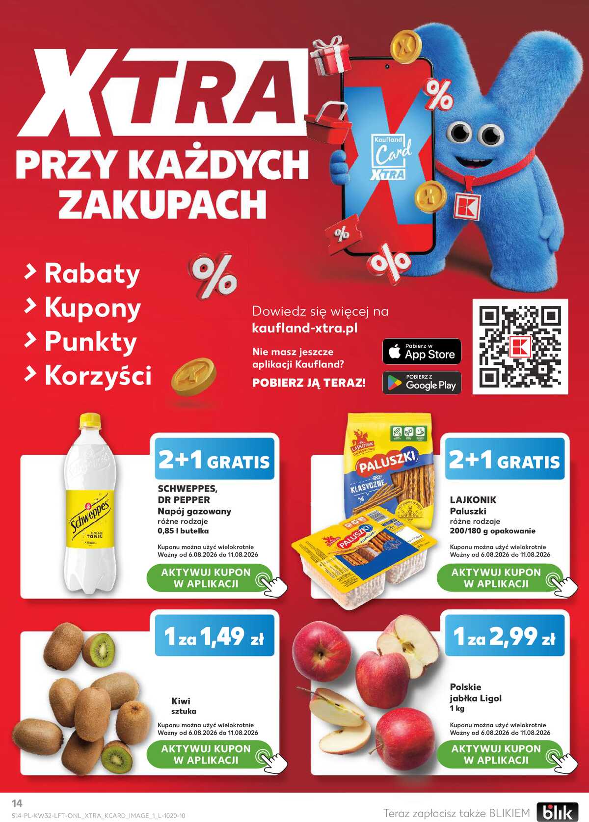 Leták Kaufland Polsko 6.8.-11.8.2026 - Týdenní zpravodaj strana 14