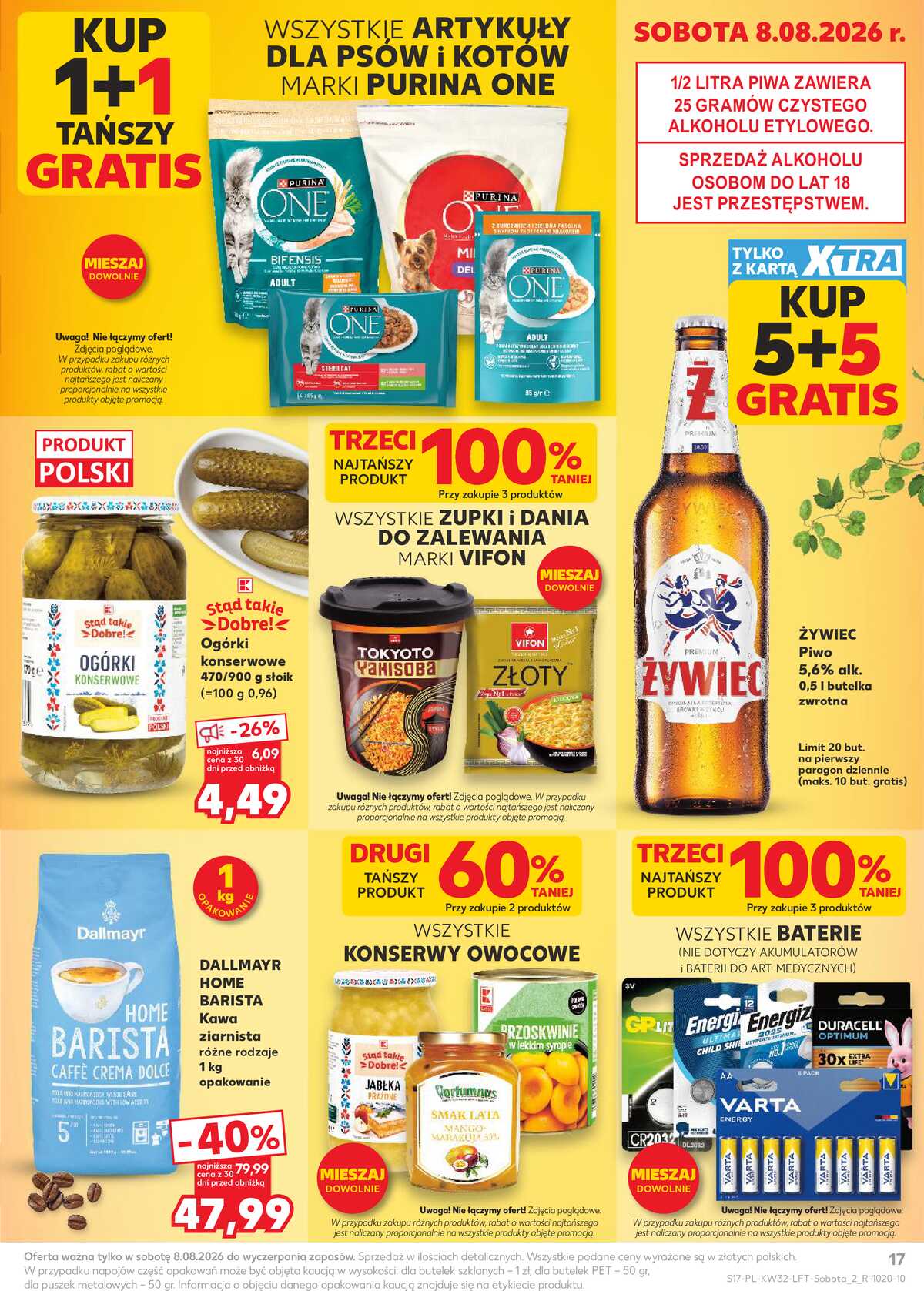 Leták Kaufland Polsko 6.8.-11.8.2026 - Týdenní zpravodaj strana 17