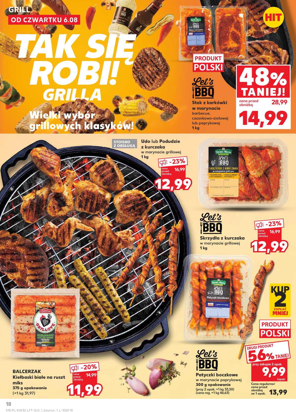 Leták Kaufland Polsko 6.8.-11.8.2026 - Týdenní zpravodaj strana 18