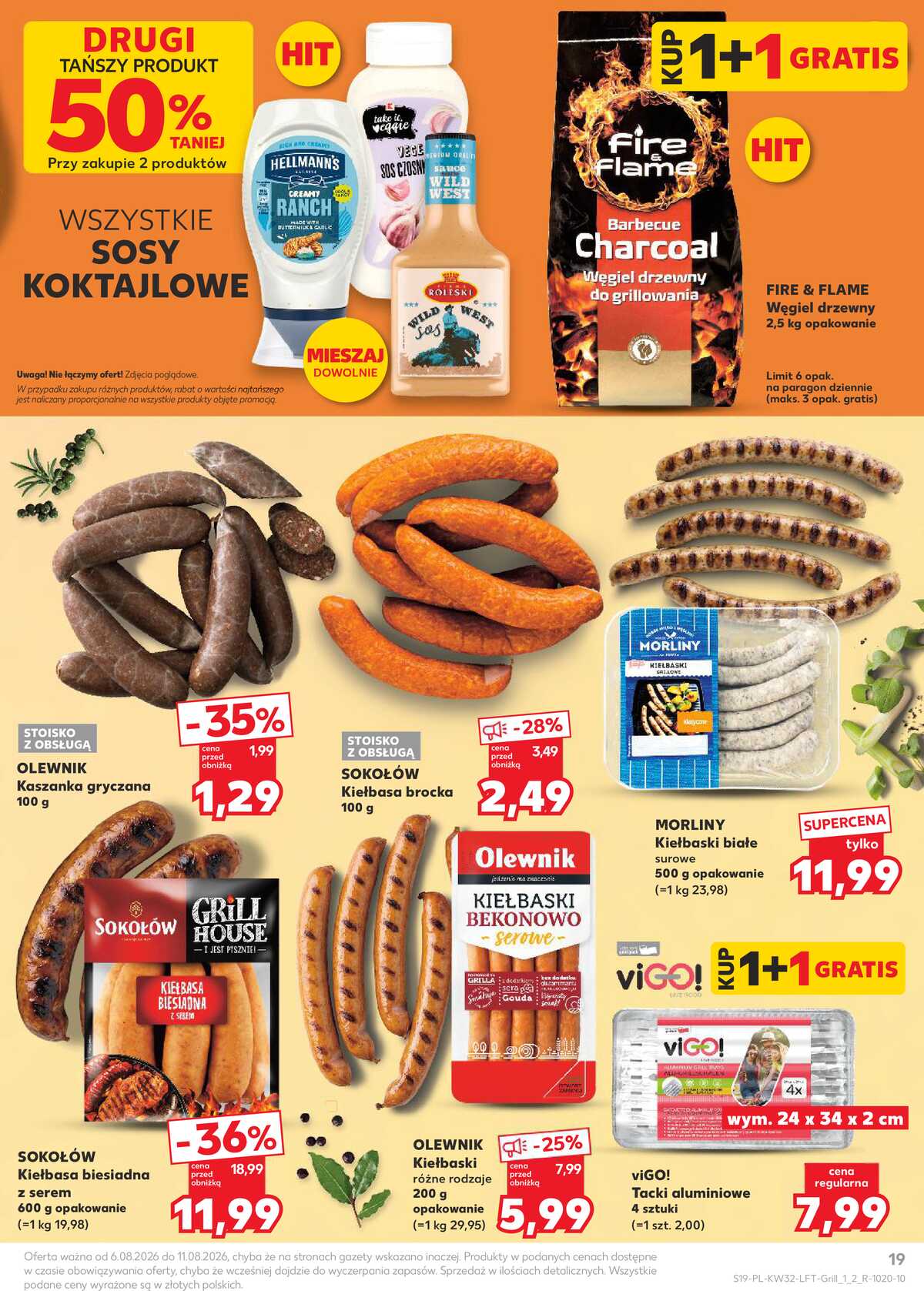 Leták Kaufland Polsko 6.8.-11.8.2026 - Týdenní zpravodaj strana 19