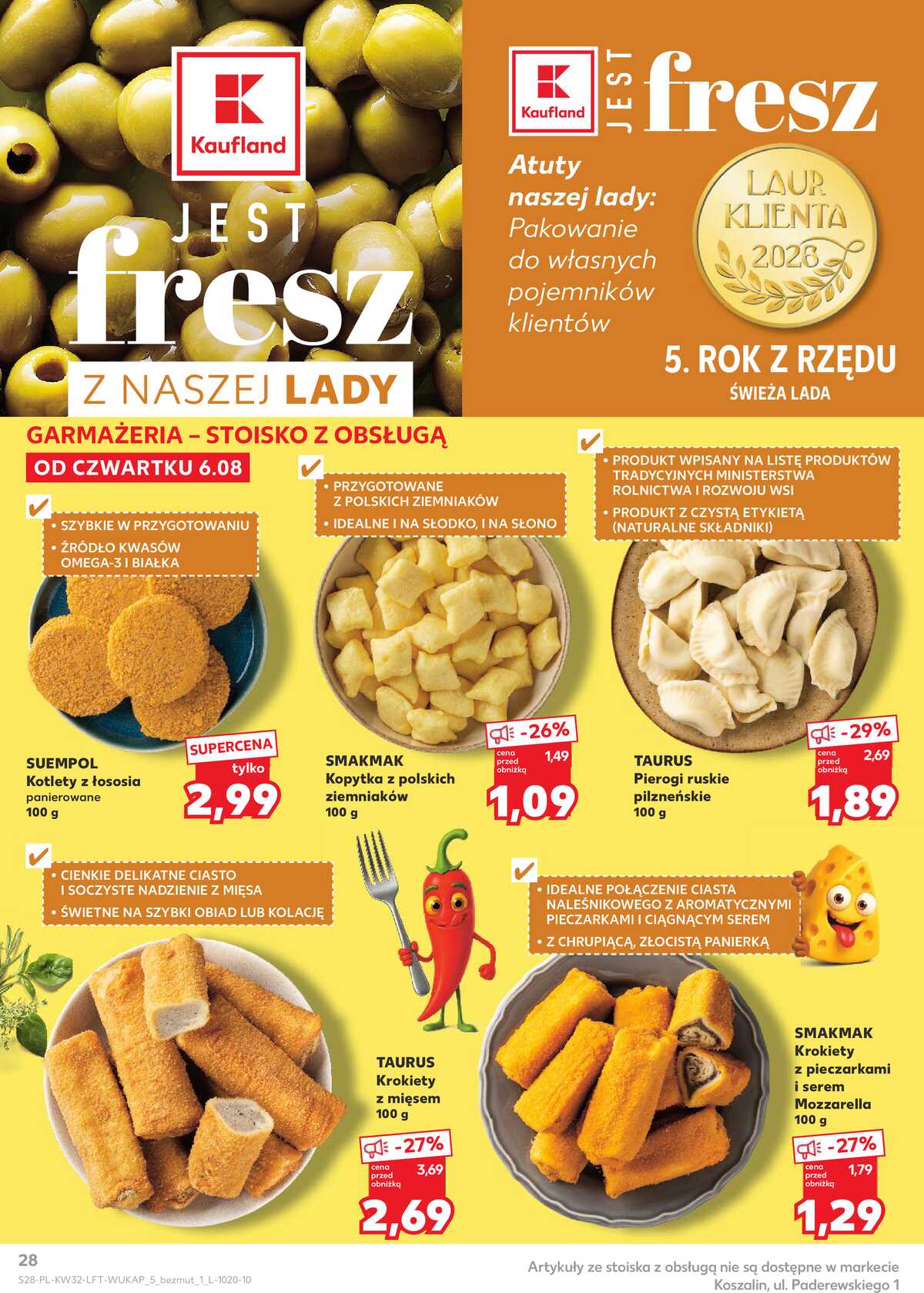 Leták Kaufland Polsko 6.8.-11.8.2026 - Týdenní zpravodaj strana 28