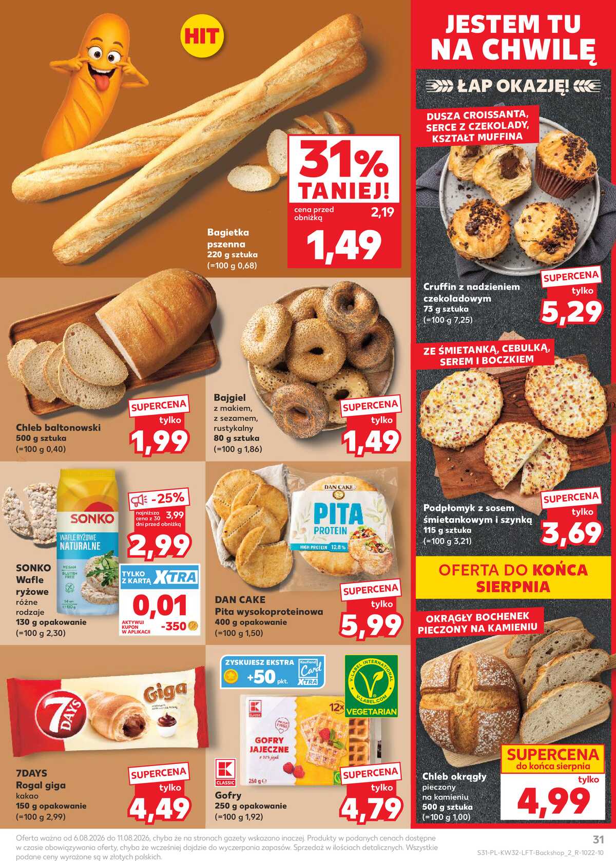 Leták Kaufland Polsko 6.8.-11.8.2026 - Týdenní zpravodaj strana 31