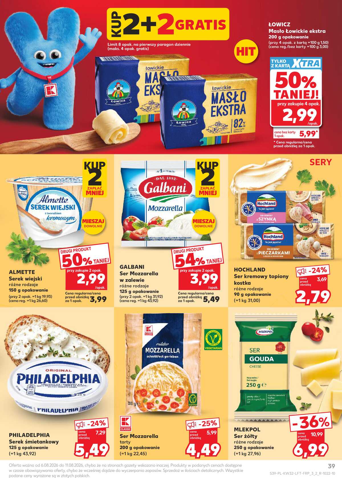 Leták Kaufland Polsko 6.8.-11.8.2026 - Týdenní zpravodaj strana 39