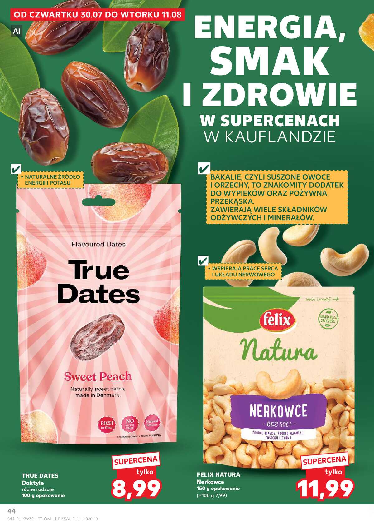 Leták Kaufland Polsko 6.8.-11.8.2026 - Týdenní zpravodaj strana 44