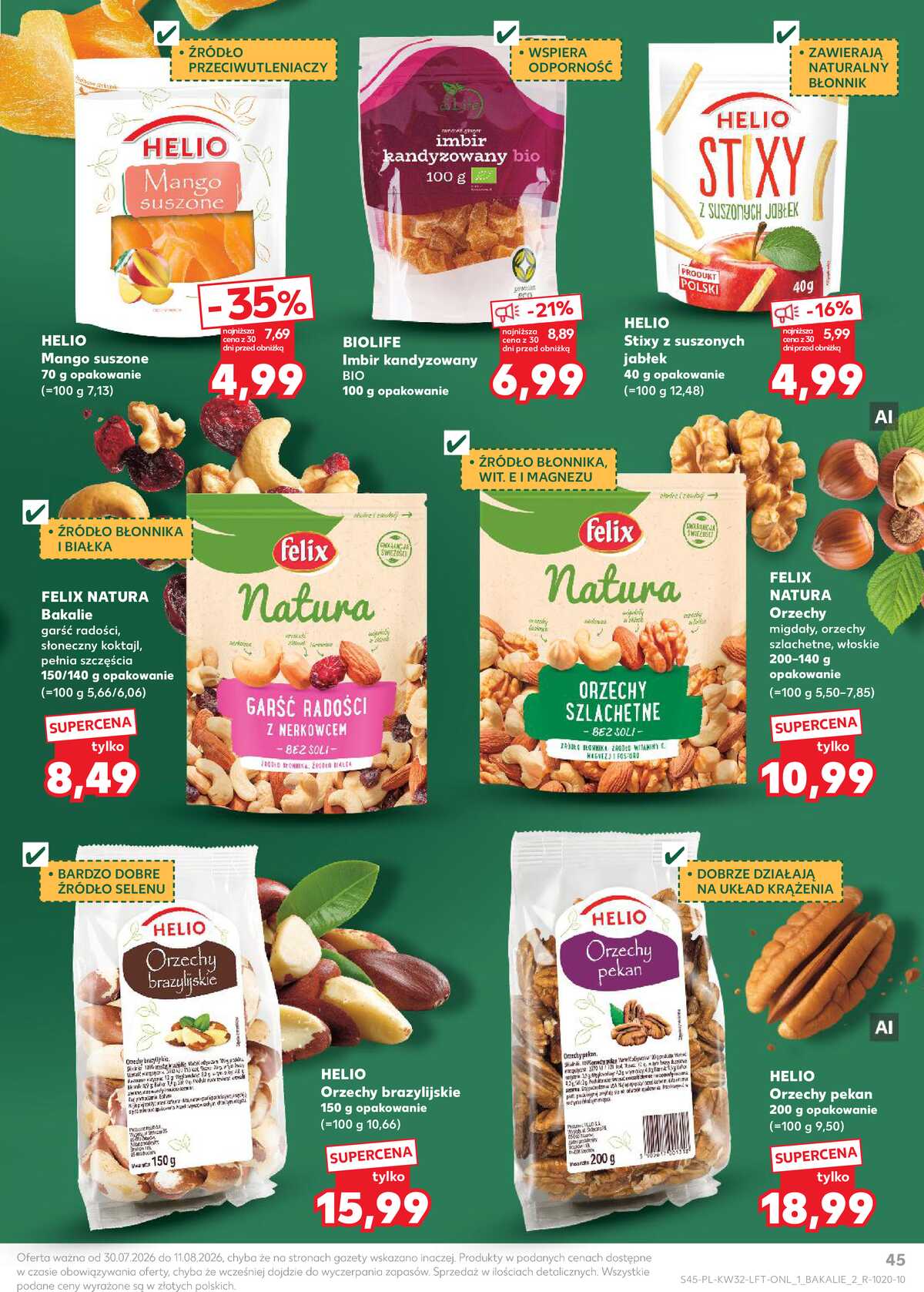 Leták Kaufland Polsko 6.8.-11.8.2026 - Týdenní zpravodaj strana 45