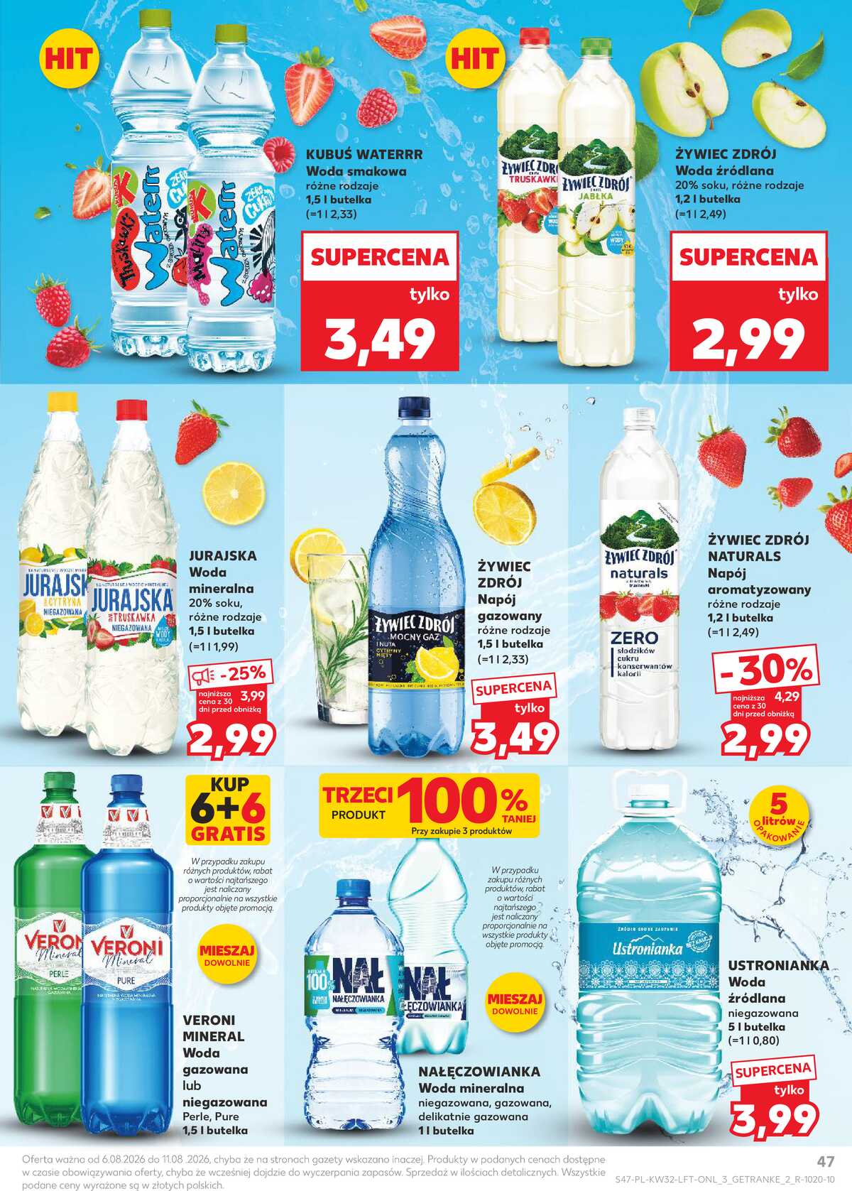 Leták Kaufland Polsko 6.8.-11.8.2026 - Týdenní zpravodaj strana 47