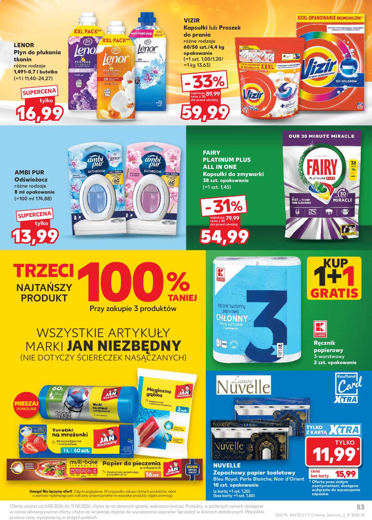 Leták Kaufland Polsko 6.8.-11.8.2026 - Týdenní zpravodaj strana 53