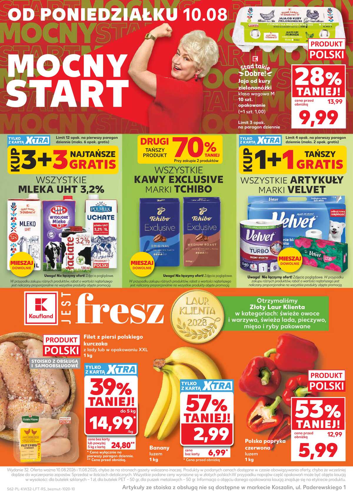 Leták Kaufland Polsko 6.8.-11.8.2026 - Týdenní zpravodaj strana 62