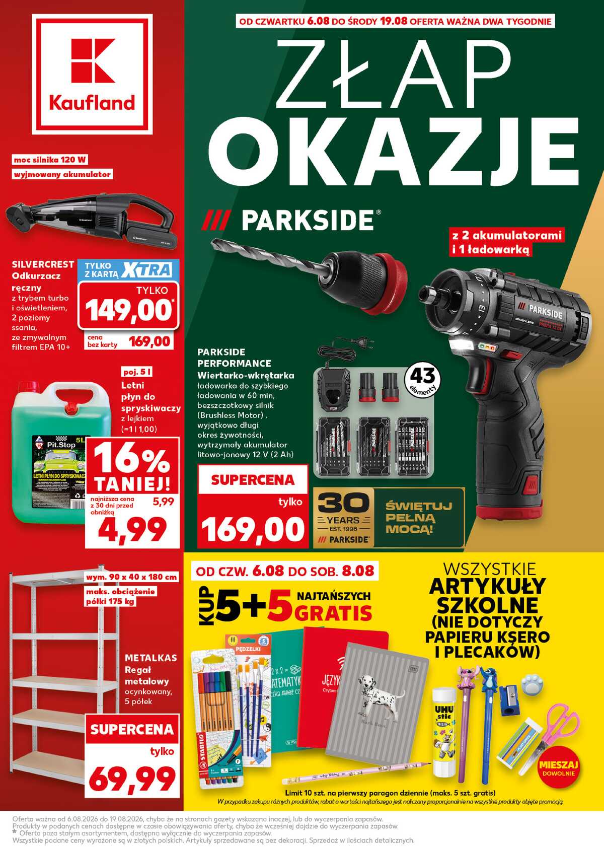 Leták Kaufland Polsko 6.8.-19.8.2026 strana 1