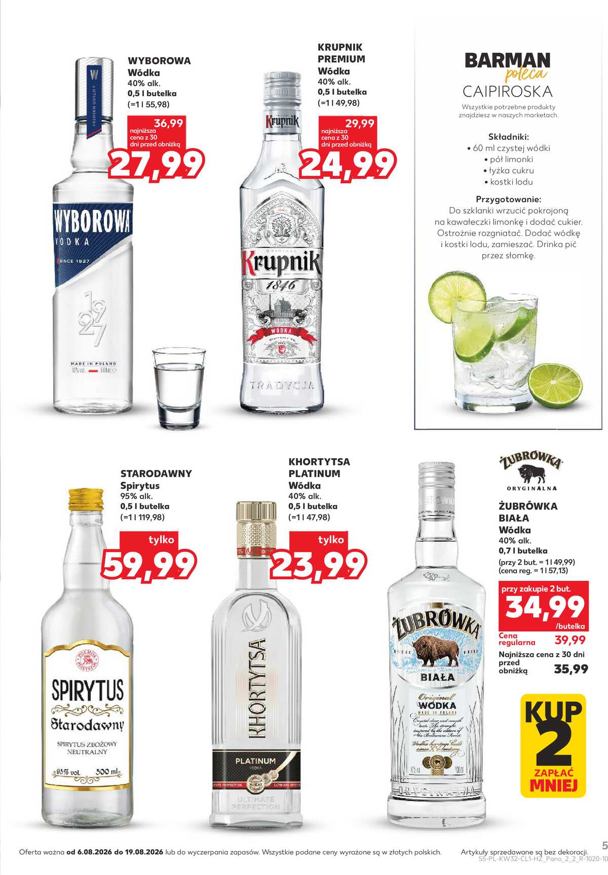 Leták Kaufland Polsko 6.8.-19.8.2026 - Bar v Kauflandu strana 5