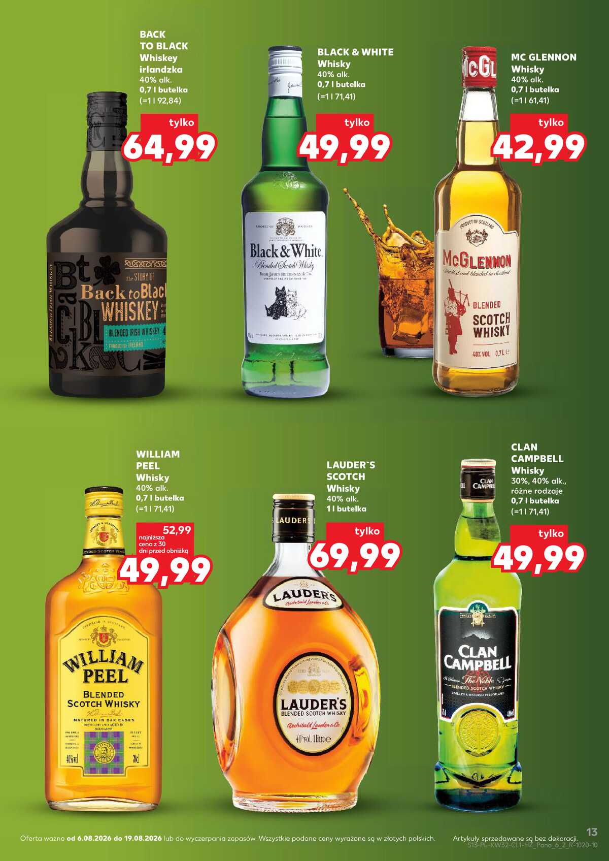 Leták Kaufland Polsko 6.8.-19.8.2026 - Bar v Kauflandu strana 13