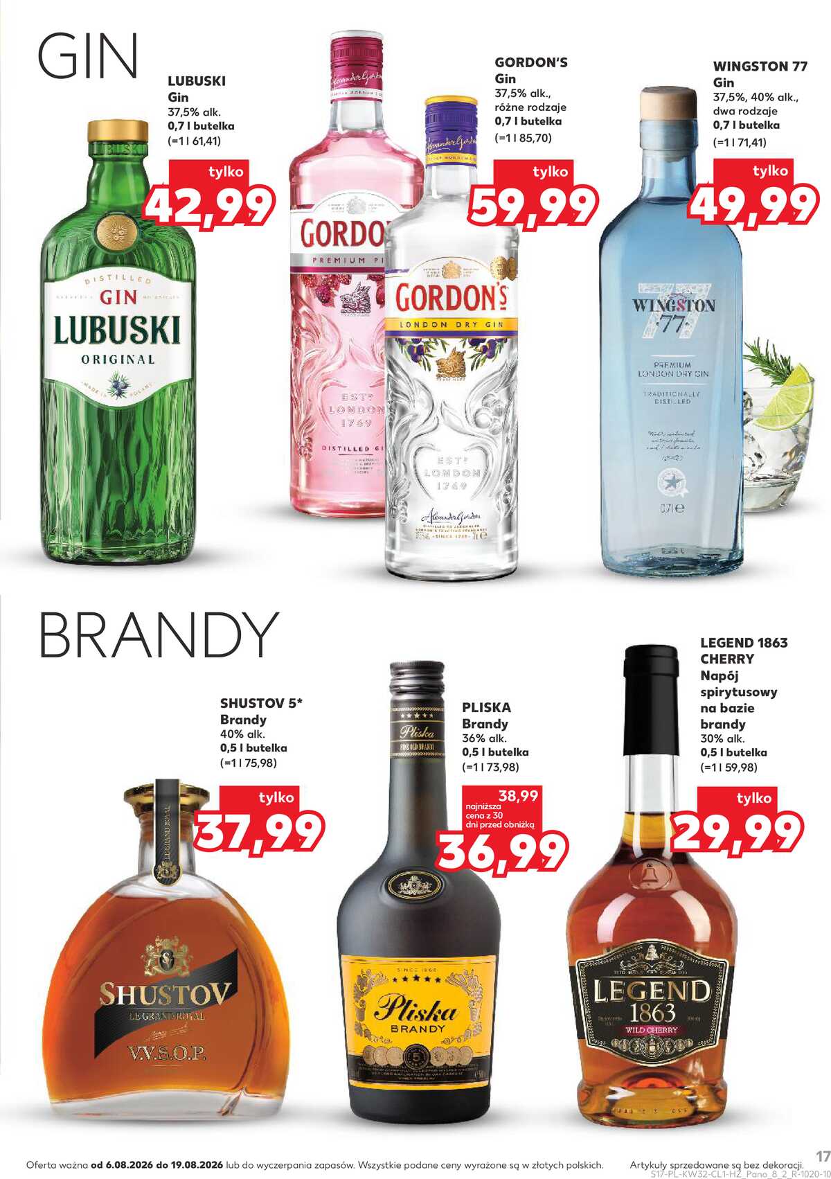 Leták Kaufland Polsko 6.8.-19.8.2026 - Bar v Kauflandu strana 17