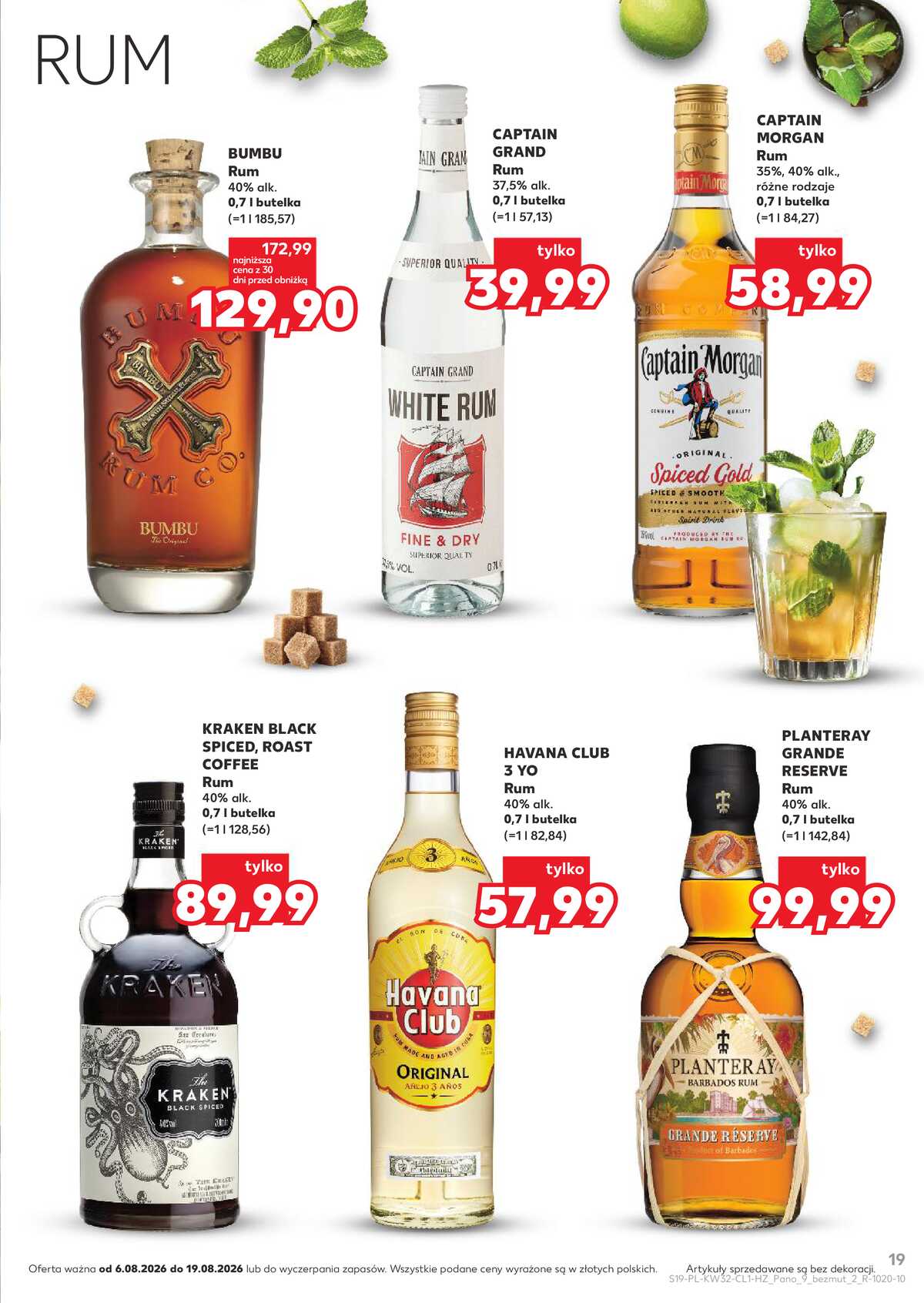 Leták Kaufland Polsko 6.8.-19.8.2026 - Bar v Kauflandu strana 19