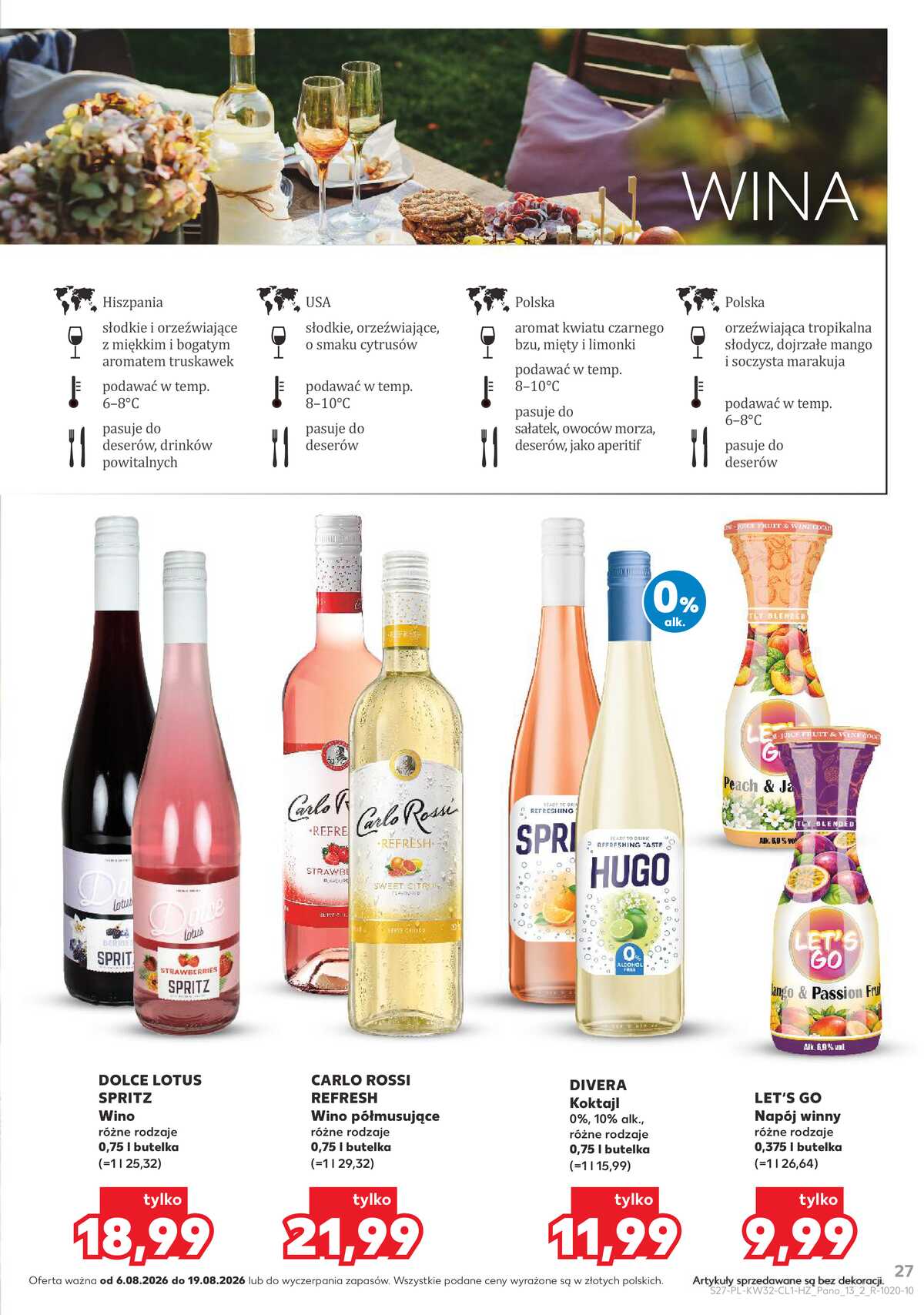 Leták Kaufland Polsko 6.8.-19.8.2026 - Bar v Kauflandu strana 27