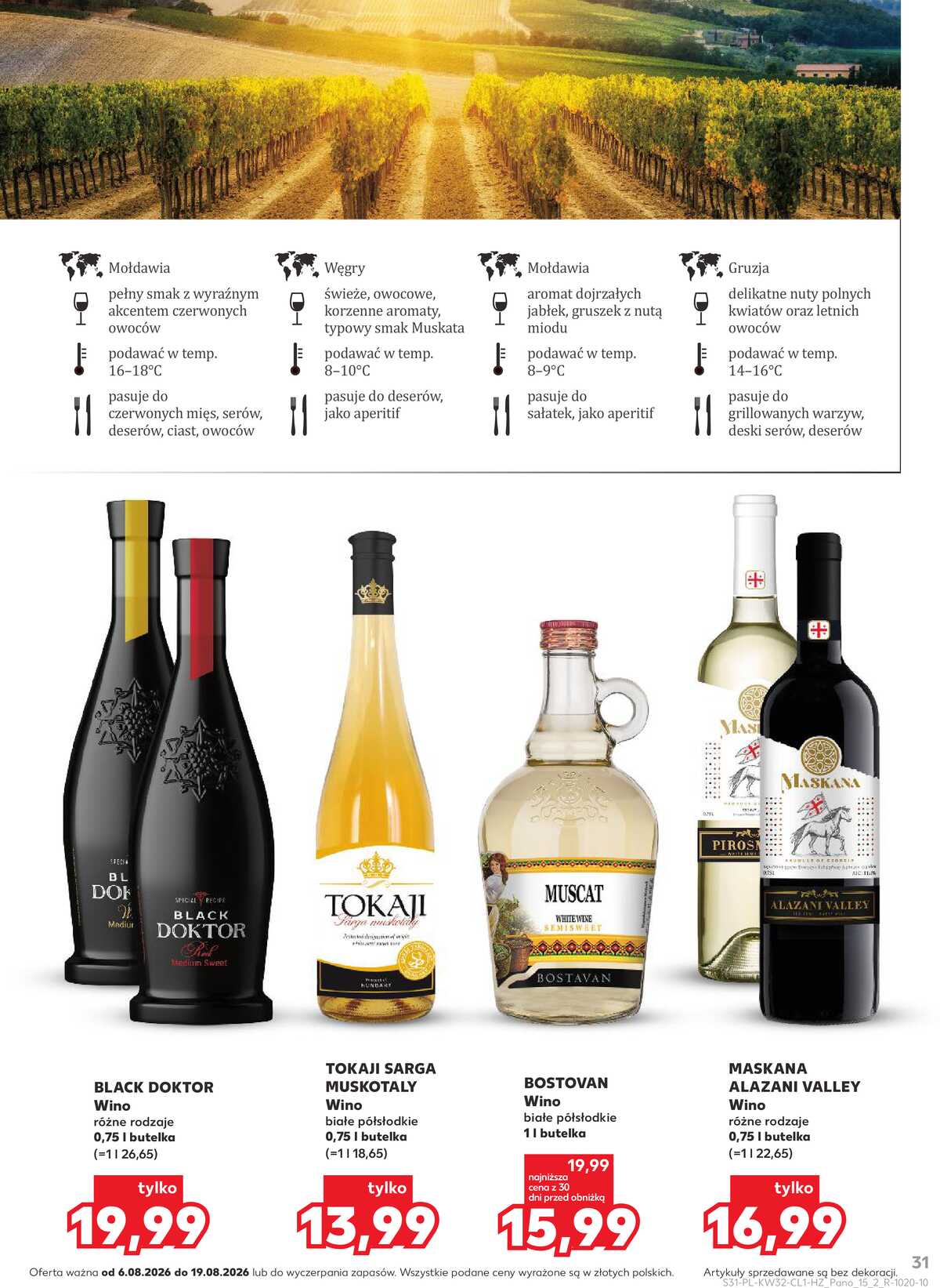 Leták Kaufland Polsko 6.8.-19.8.2026 - Bar v Kauflandu strana 31