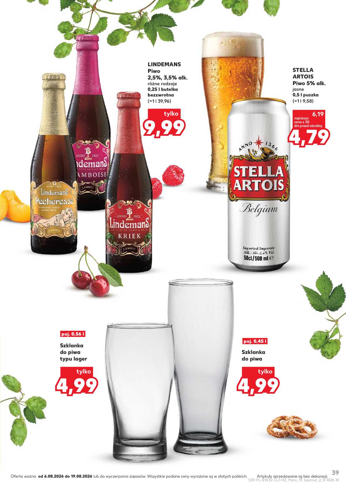 Leták Kaufland Polsko 6.8.-19.8.2026 - Bar v Kauflandu strana 39